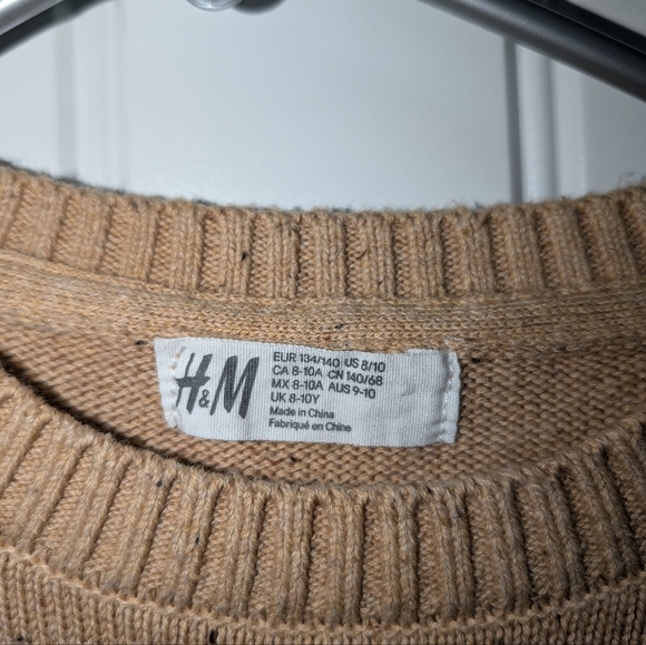 H&M Reindeer Sweater Boys 8&10 yr - Picture 2 of 3